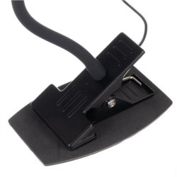 Lampka biurkowa 24 led klips USB podstawka czarna-127893
