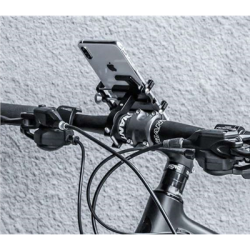 Uchwyt rowerowy na telefon z gumką 2w1 do 100mm-128954