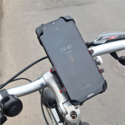 Uchwyt rowerowy na telefon z gumką 2w1 do 100mm-128963