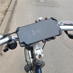 Uchwyt rowerowy na telefon z gumką 2w1 do 100mm-128965