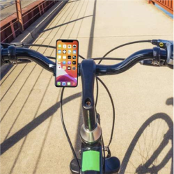 Uchwyt rowerowy na telefon z gumką 2w1 do 110mm-128971
