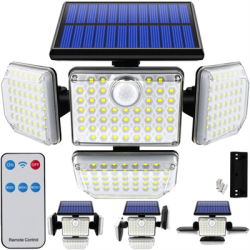 Lampa solarna 181 LED z panelem zewnętrznym-130134