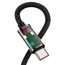 Kabel USB-C - USB-C 1m 100W czarny-130723