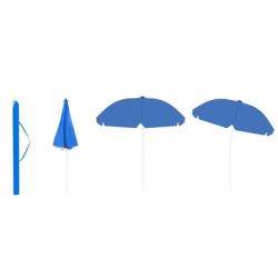 Parasol plażowy ogrodowy 2m niebieski-131436