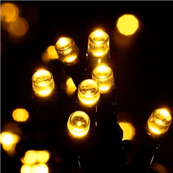 Lampki dekoracyjne LED solarne barwa ciepła 22m-131705