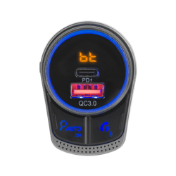 Transmiter samochodowy FM Bluetooth 5.1 USBx2-132601