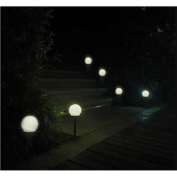 Lampa ogrodowa solarna LED kula 6szt-133426