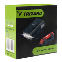 Lampka rowerowa LED cree T6 USB + tylne światło-134358