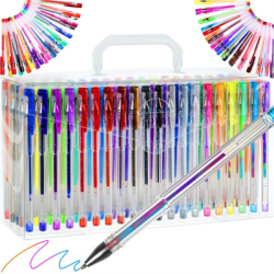 Długopisy żelowe zestaw 140szt kolorowe-134454