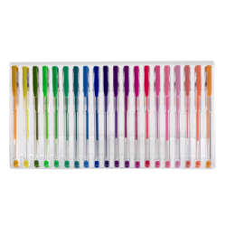 Długopisy żelowe zestaw 140szt kolorowe-134458
