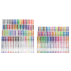 Długopisy żelowe zestaw 140szt kolorowe-134459