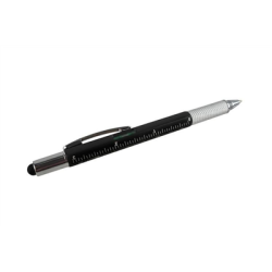 Długopis wielofunkcyjny 6w1 schowek miara czarny-135662