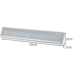 Lampka LED czujnik ruchu listwa samoprzylepna 19cm-136088
