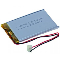 Akumulator LP503759 1200mAh Li-Polymer 3.7V + PCM-136534