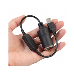 Adapter konwerter USB 5V gniazdo zapalniczki 12V-137158