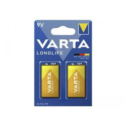 Bateria 6LR61 MN1604 6LF22 9V Varta Longlife 2szt-137472