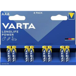 Bateria LR03 1.5V AAA MN2400 Varta Longlife 8szt-139057