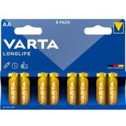 Bateria LR03 1.5V AAA MN2400 Varta Longlife 8szt-139064