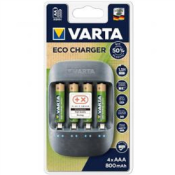 Ładowarka Varta Eco Charger 57680 + 4xAAA 800mAh-139559