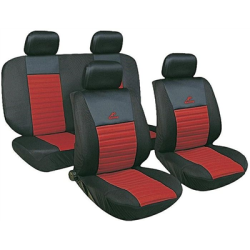 Pokrowce samochodowe na fotele Eco Tango czerwone-142934