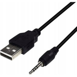 Kabel USB 2.0 do Mini Jack 3.5mm Aux 60cm-143108