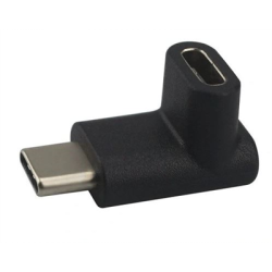 Adapter przejściówka kątowy USB-C M/F dolny górny-144227
