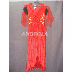 Strój czerwona sukienka 6-8lat-16929