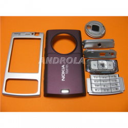 Obudowa Nokia N95 HQ logo srebrna-25654