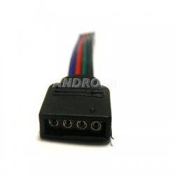 Złącze LED RGB 4 pin żeńskie kabel  -26055