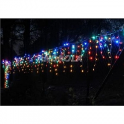 Lampki sople LED 100 kolorowe progr łącz 5m zewn -26921