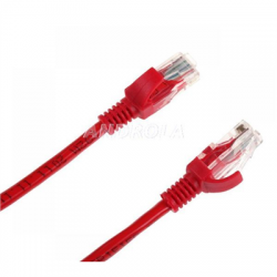 Kabel sieciowy UTP wtyk-wtyk RJ45 5m czerwony-28110