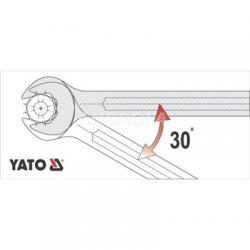 Klucz płasko-oczkowy 22mm CrV Yato YT-0351-29778