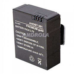 Bateria GoPro AHDBT-201 AHDBT-301 1050mAh -31655