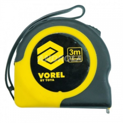 Miara zwijana żółto-czarna 10mx25mm Vorel 10111-32126
