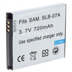 Bateria Samsung SLB-07A TL100 TL220 720mAh-32318