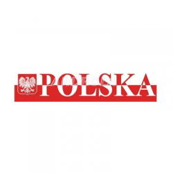 Zawieszka na szybę przyssawki POLSKA godło -33401