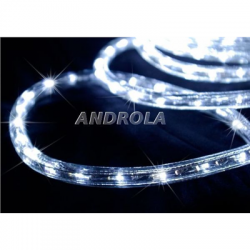 Wąż świetlny LED biały zimny lampki choinka zew20m-33680