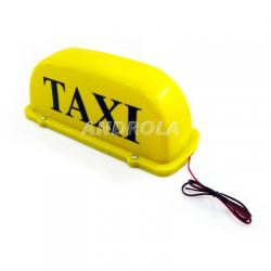 Kogut taxi mały żółty 12V-37537