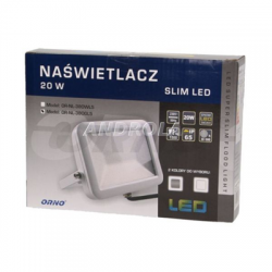 Naświetlacz SLIM LED 20W IP65 biały Orno-37670