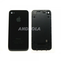 Obudowa Apple Iphone 4 klapka baterii czarna logo-38367