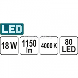 Oprawa sufitowa LED 18W 300x300x15mm Yato YT-81941-40196