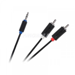 Kabel 2RCA - Jack 3,5mm 1m Cabletech Standard-40995