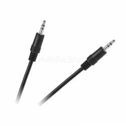 Kabel jack 3,5 - jack 3,5 wtyk-wtyk stereo 1,5m-41159