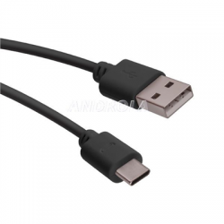 Kabel USB USB-C typ C czarny 110cm Forever-45011