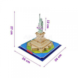 Puzzle 3D przestrzenne układanka Statua Wolności-46099