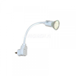 Lampka do kontaktu na żarówkę LED GU10 biała-46743