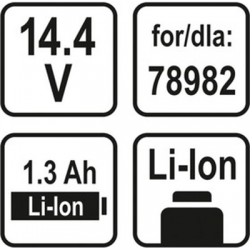 Akumulator Li-ion 14,4V Sthor 78986-48801