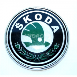 Emblemat znaczek logo Skoda przód tył 70mm-4933