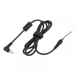 Kabel przewód zasilający laptop wtyk 5,5-2,5 kąt -49593