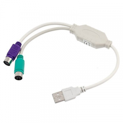 Adapter przejściówka USB na PS2 klawiatura mysz-50110